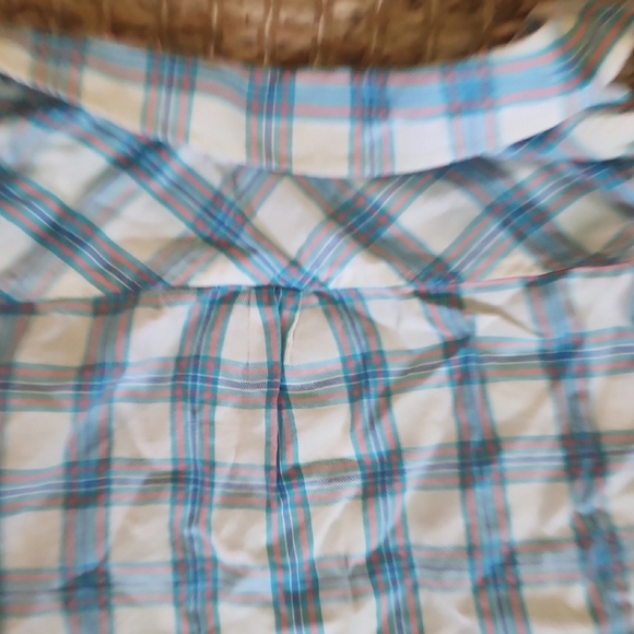 Kids Blue Checkered Button-Down Shirt - Picture 12 of 12